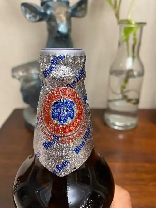 blueribbon蓝带小蓝王经典啤酒11度玻璃瓶装640ml12瓶
