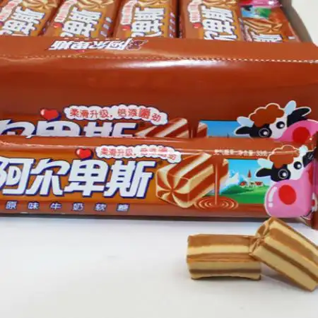 阿尔卑斯33g原味牛奶软糖24