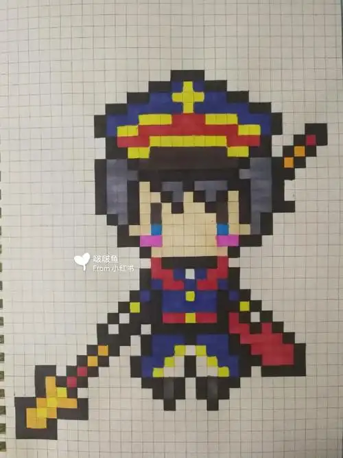 像素画王者荣耀赵云