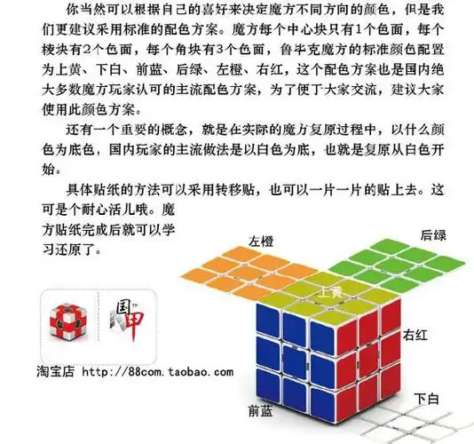 魔方装成六面六色就是安装正确吗