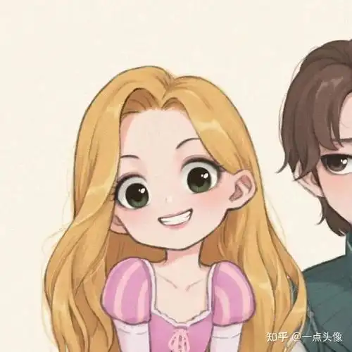求一些迪士尼公主王子的情侣头像