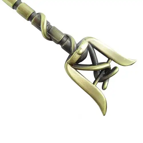 速卖通 英雄lol 光辉女郎 拉克丝 原始皮肤 武器模型 钥匙扣挂饰