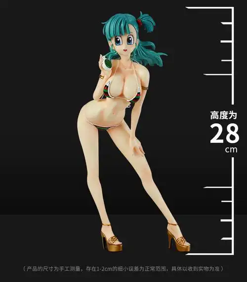 二次元动漫七龙珠girls女孩布尔玛 布玛泳装比基尼可脱甄萌 泳装布玛