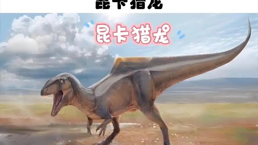 昆卡猎龙,背上有个小尖尖.