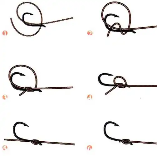 鱼钩的几种绑法图解:汇总绑鱼钩的方法图解(图)