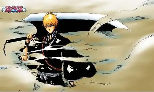 谁有死神后期,一护完现术的图片.