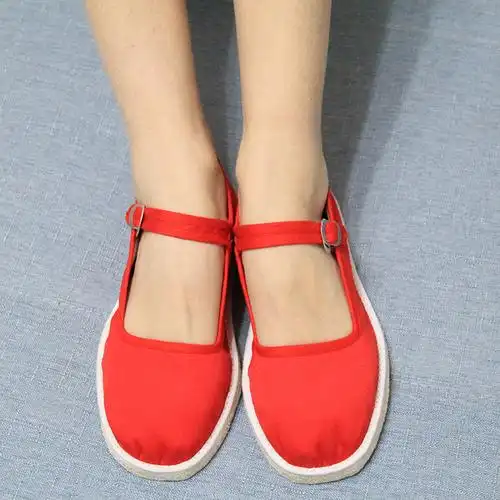 布鞋传统手工千层方口一带大别山农家制作孕妇布鞋