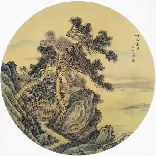 古意盎然——画家黄民杰扇面山水画
