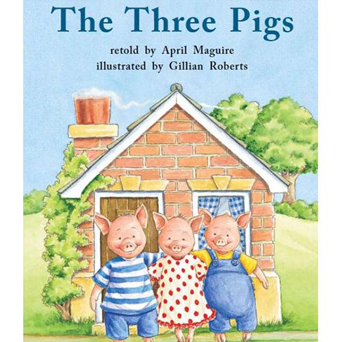 the three pigs三只小猪英文原版绘本资源ppt素材