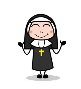 卡通尼姑脸红表达万圣节的小孩子红色魔鬼服装在诊所工作的男魔鬼医生