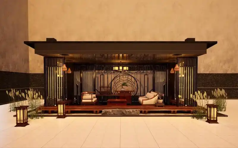 以闪家园|新中式凉亭 直播建造过程50倍回放