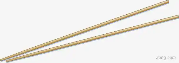 矢量手绘筷子png素材透明免抠图片-卡通手绘