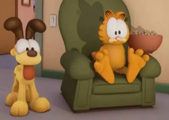 那你可错啦,有了加菲猫,可没让他的小伙伴欧迪消停过.