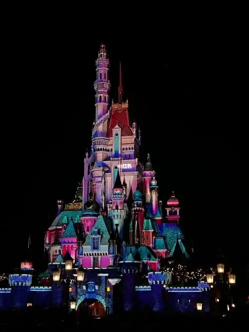 迪士尼92公主城堡98煙花92