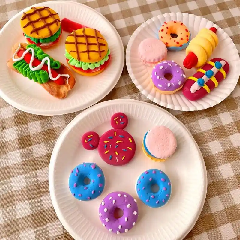 超轻黏土美食作品  ## 为班级美食区角准备的美食大餐!