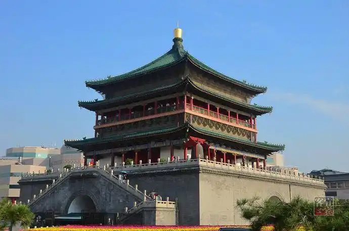 西安钟楼,鼓楼  wbr>  wbr>【陕西西安】