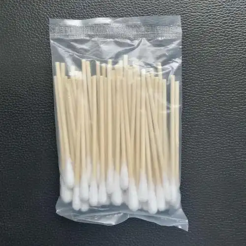 医用棉签一次性消毒棉棒单头竹棒