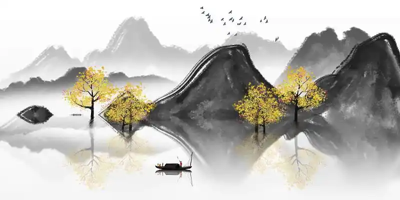 新中式山水背景-新中式山水背景图片-新中式山水背景素材-第4页-觅知