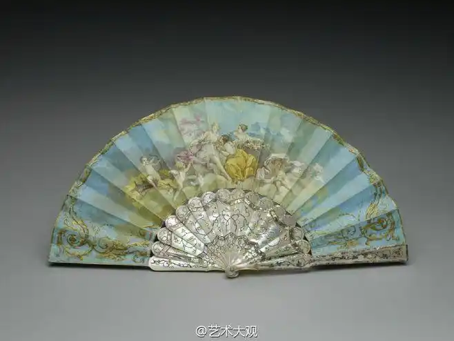 英国维多利亚时期流行于宫廷贵族的古典扇子
