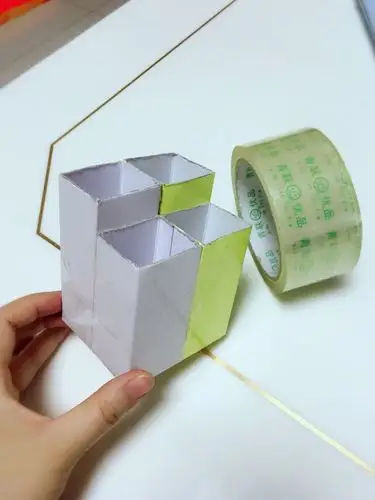 牙膏盒版简易笔筒