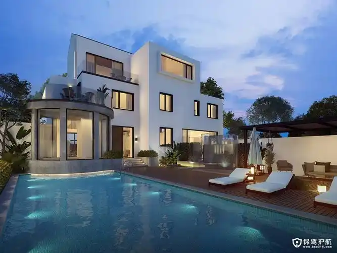 现代风格别墅新居装修效果图