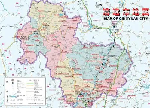 清远地图全图高清版