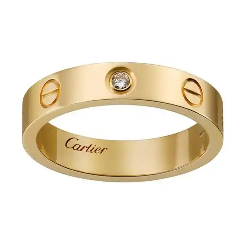 cartier单钻戒指