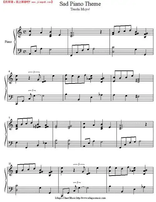sadpianotheme钢琴谱