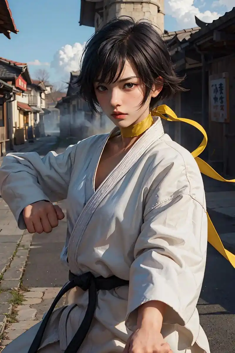 《街霸》加藤真琴.#ai绘画 #ai生成图 #格斗游戏 #游戏美女 #街头霸王