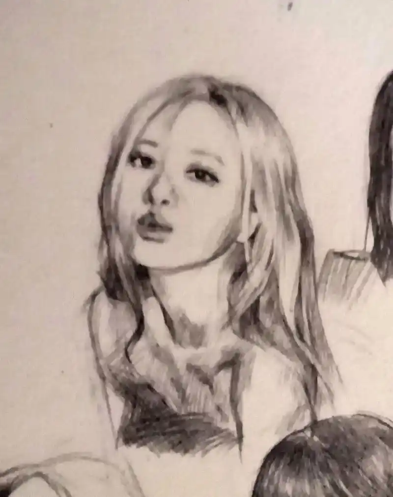 小画一个rose～ #画画 #画画的日常 #rose07 #rose朴彩英 #black