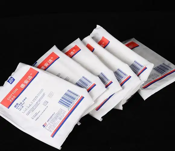 振德德安洁一次性医用纱布棉垫无菌脱脂纱布渗液吸湿烧伤垫15*20