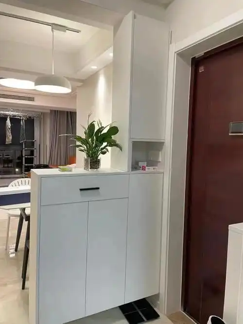 一进门就惊艳到了,10个理想的玄关鞋柜,隔断设计|电视背景墙_网易订阅