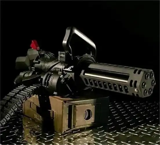 美国 xm214 重机枪