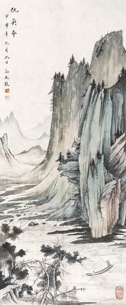 国画山水欣赏 | 原来故宫这些名画,大多数都是他临摹的