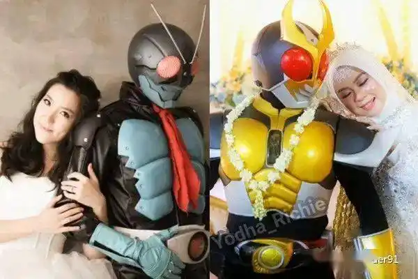 假面骑士迎娶自己心爱之人这就是骑士粉的浪漫