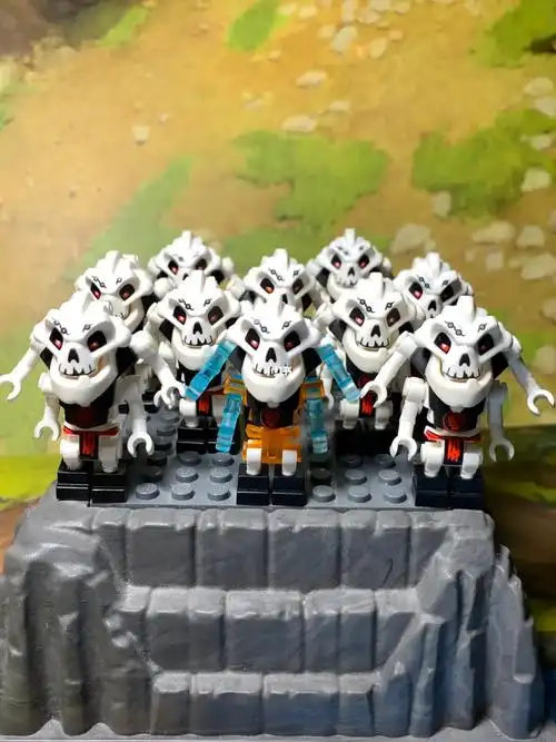 乐高幻影忍者反派骷髅王萨姆卡