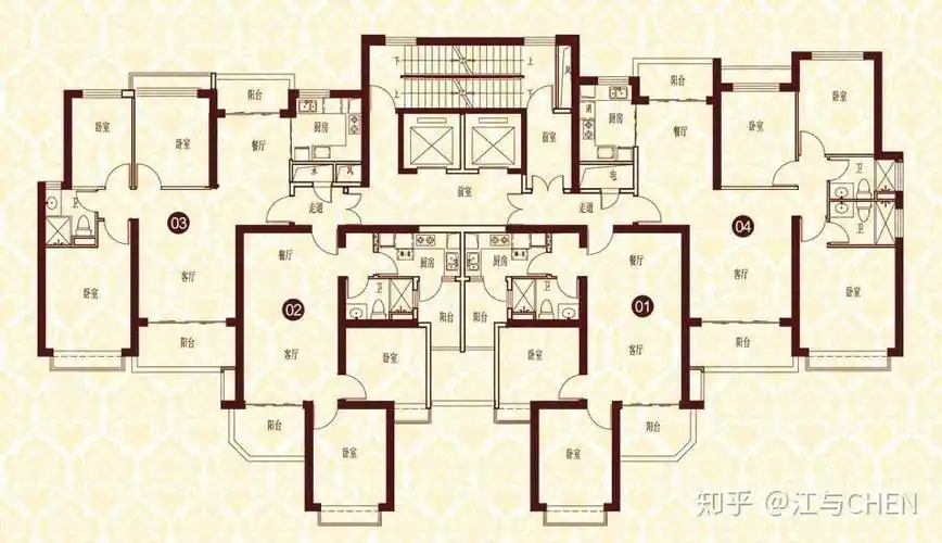 没有绝对有如下情况几方面进行比较,请参考一户型面积,如果户型类型一