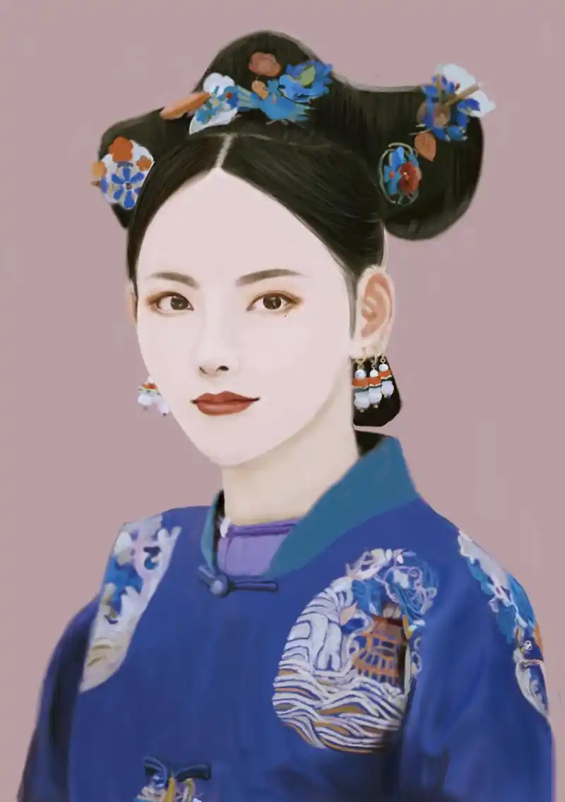 手绘延禧攻略人物图片延禧攻略后宫嫔妃壁纸