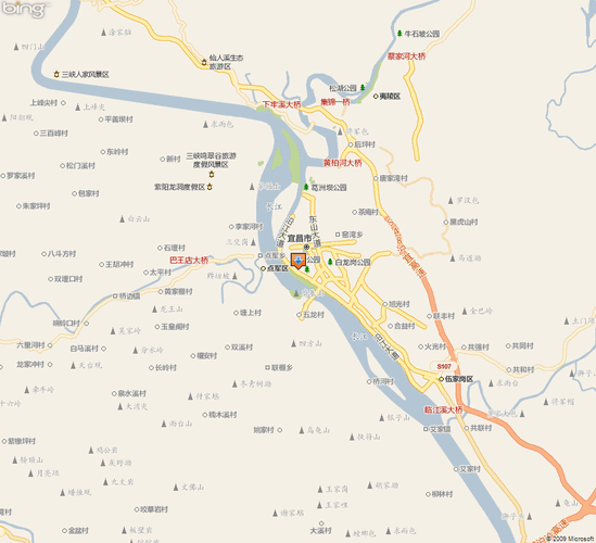 最新宜昌市交通地图