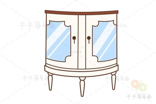 小柜子简笔画 幼儿启蒙画