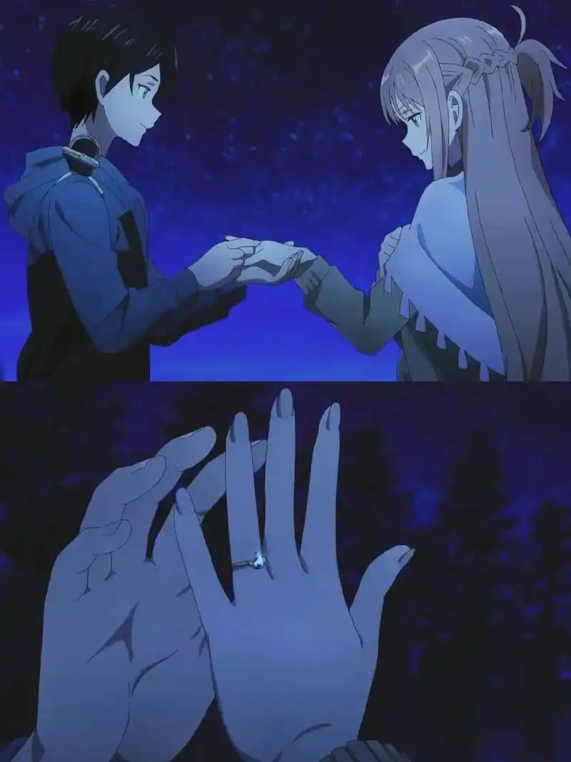 见家长咯 #二次元#刀剑神域 #亚丝娜 #桐人 - 抖音