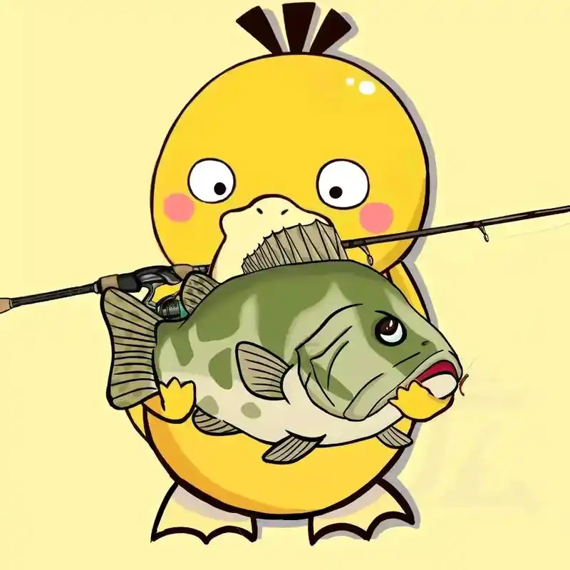 钓鱼 #路亚 可达鸭钓鱼头像 - 抖音