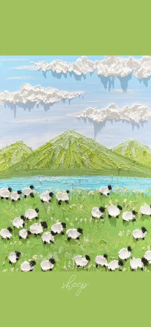 油画棒风景 cr . 微博