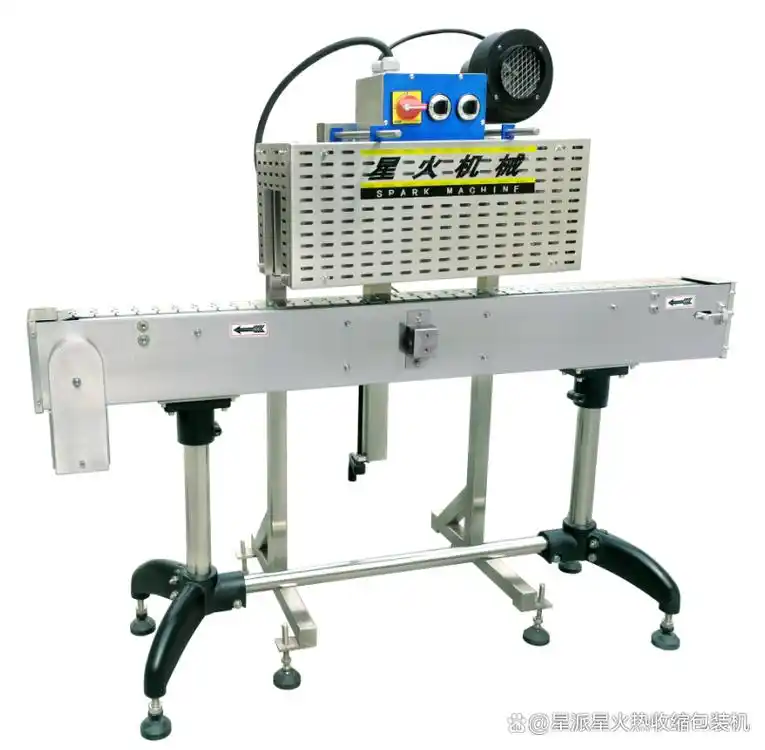 玻璃瓶热收缩包装机省时省力省人工,收缩机设备提高销售额