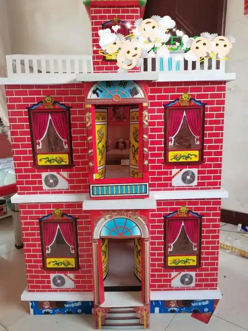 传统文化手工制作 #纸扎 #祝愿刷到视频的朋友都能发大财  - 抖音