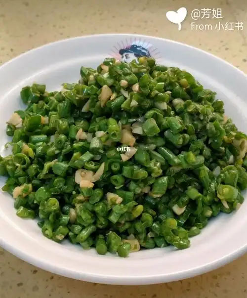 豆角  #肉沫豆角  #青椒  #绿色系  #家常菜  #芳姐  #季节菜  #豆角