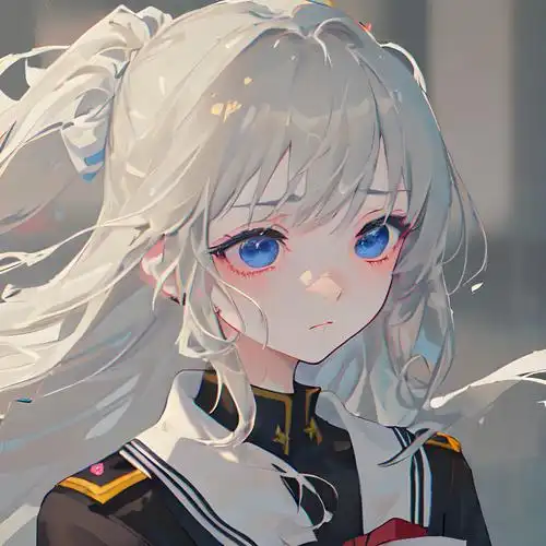 伤感女孩漫画头像图片