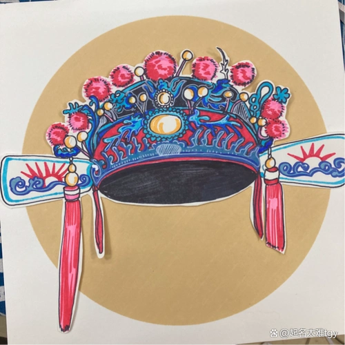 中国戏剧戏帽简述及美术课件教案教程