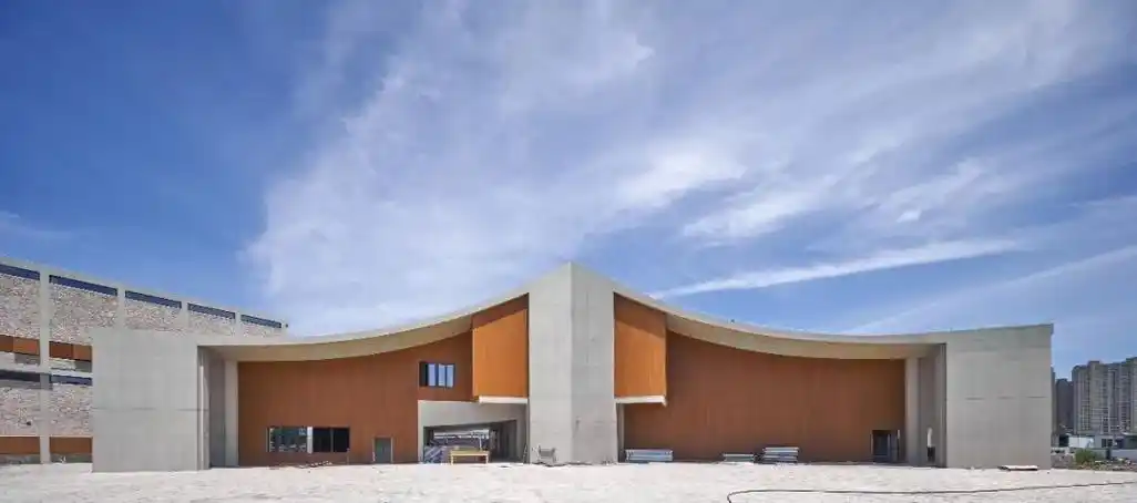 [分享]清水混凝土建筑玉环博物馆和图书馆结构设计