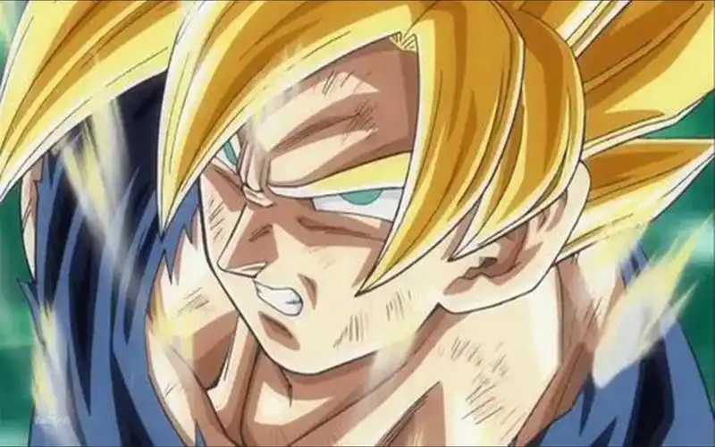 传说中的超级赛亚人孙悟空的愤怒